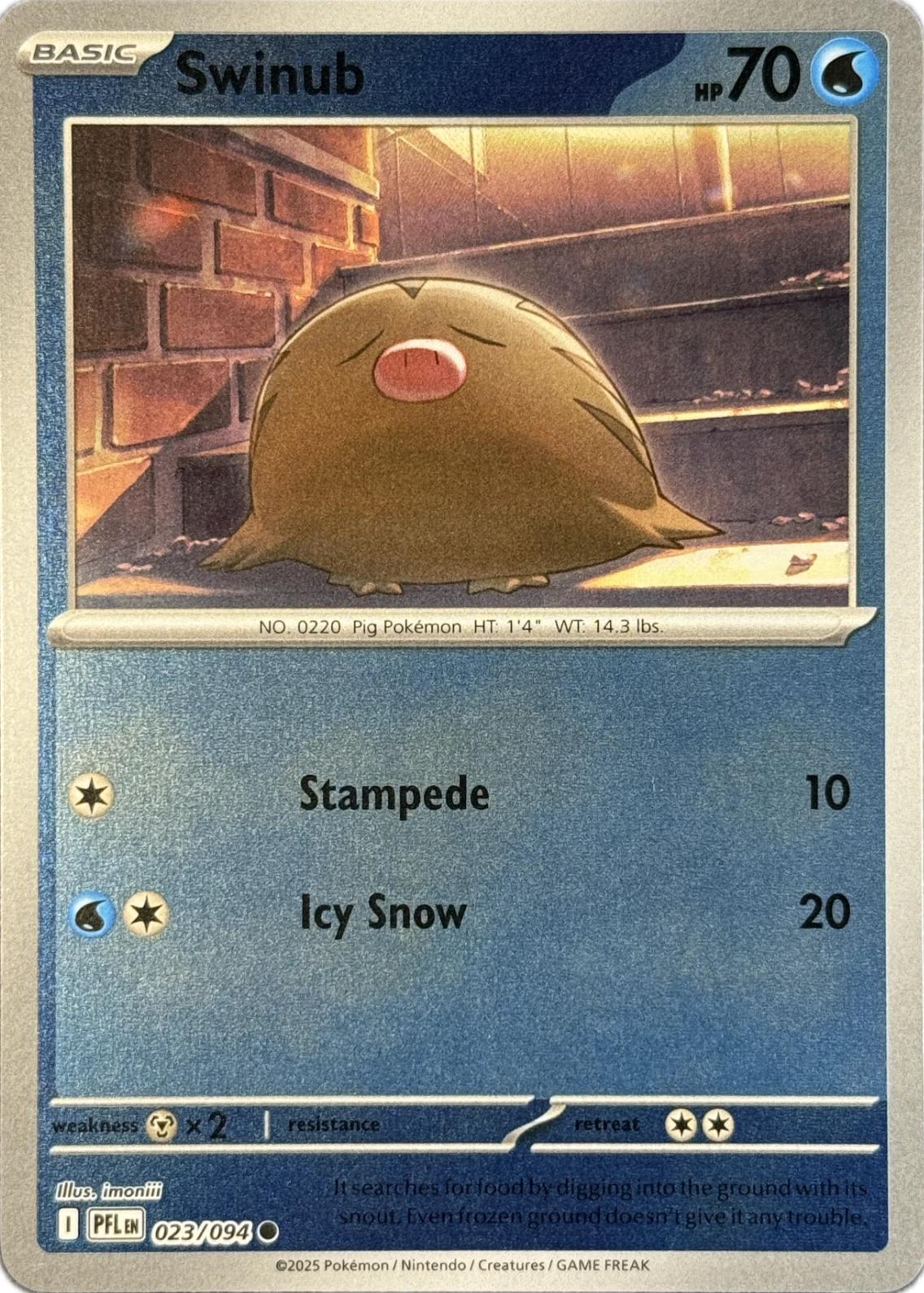 Swinub [Reverse Holo]